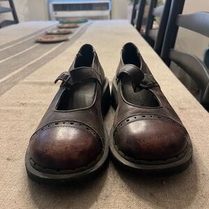Dr. Martens Dark Brown Mary Jane Flats
